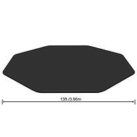 Pokrov za bazen s metalnom konstrujcijom 3,96 m (HYDRIUM 3,6 m) 58292