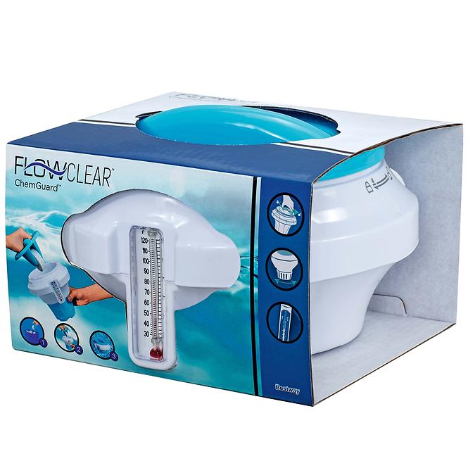 Plutajući dozator za kemikalije Flowclear s termometrom 58701