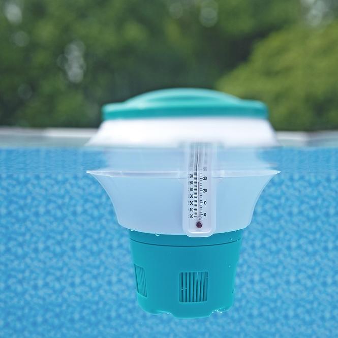 Plutajući dozator za kemikalije Flowclear s termometrom 58701