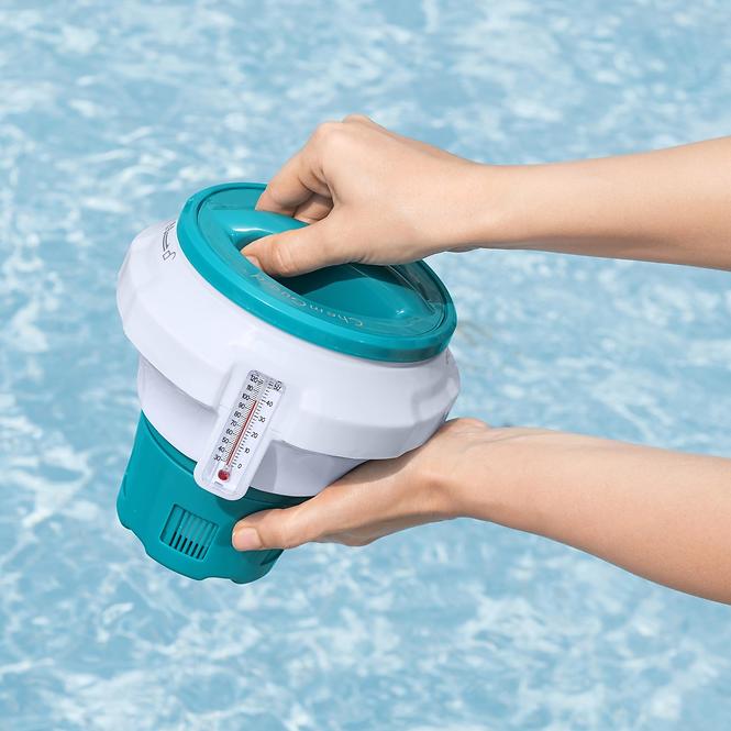 Plutajući dozator za kemikalije Flowclear s termometrom 58701