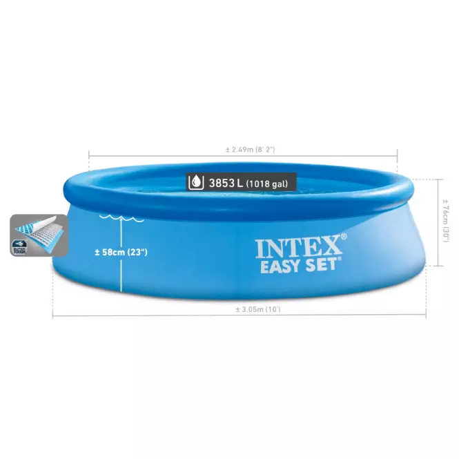 Ekspanzijski bazen Easy Set 3,05x0,76 m, Intex 28120NP
