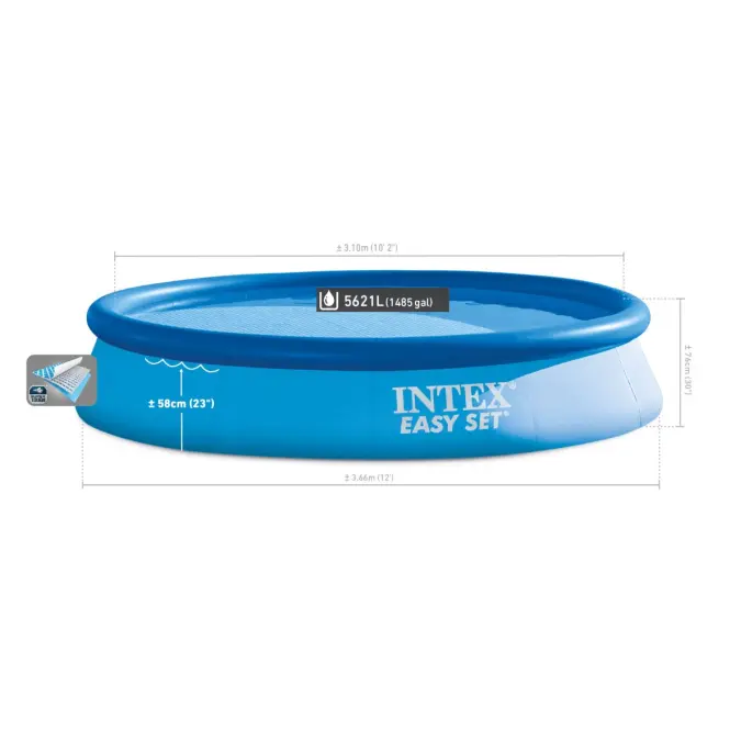 Ekspanzijski bazen Easy Set 3,66x0,76 m, Intex 28130NP