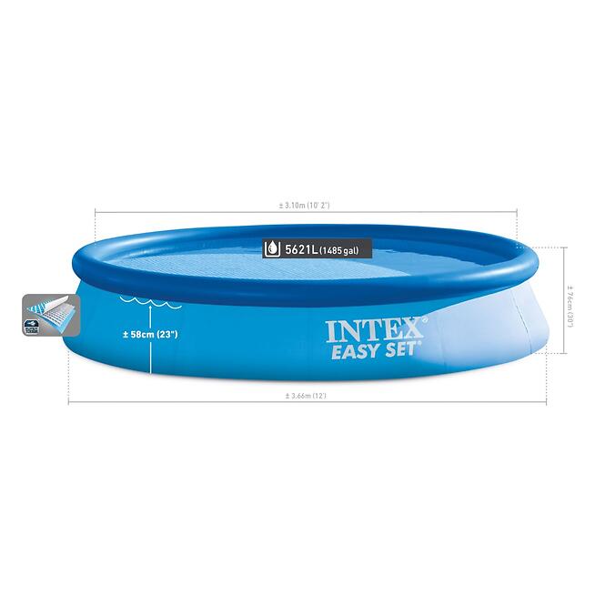 Ekspanzijski bazen Easy Set 3,66x0,76 m, Intex 28130NP