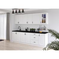 Stilo blok kuhinja 260x52x200 cm bijela