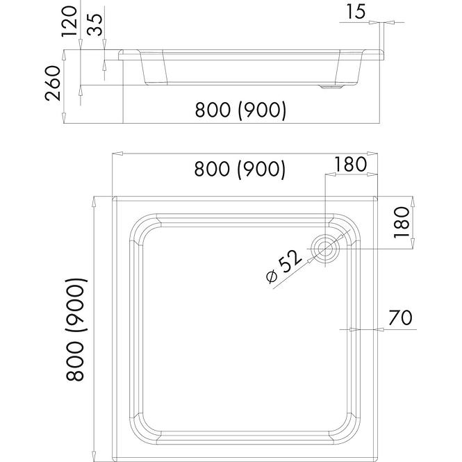 VANICK STV. 90X90X26 GRAWELLO 3.012