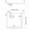 CIJEV S CRNIM KAMENOM 100X100X3,5 3.3102/C/ST-,2