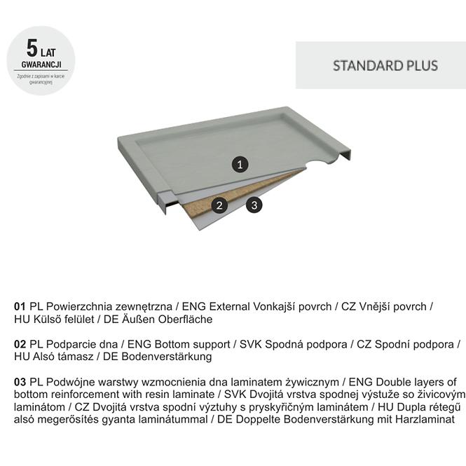 TUŠ KADE CASPAR NOVI CEMENTNI KAMEN 80X100X4,5 3.2336/C
