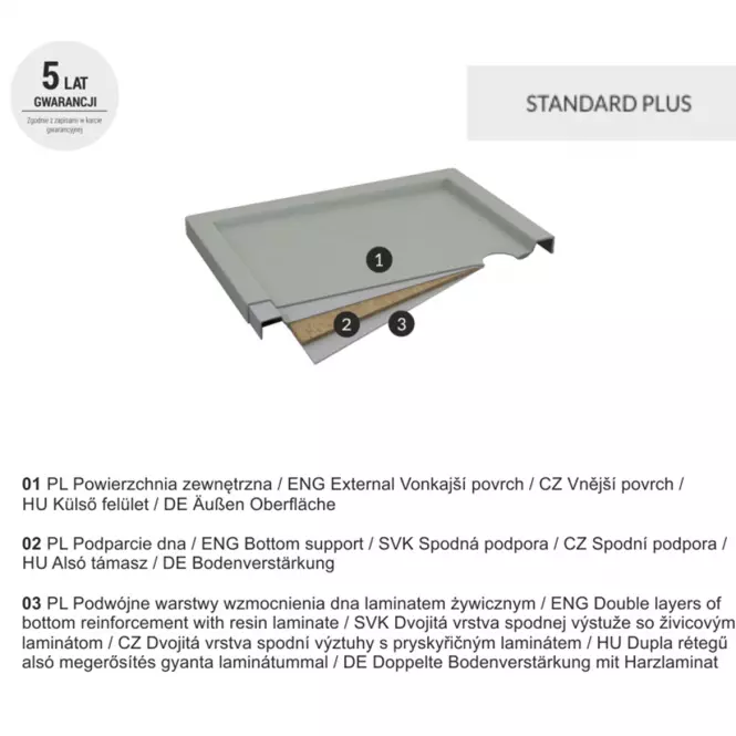 TUŠ KADE CASPAR NOVI CEMENTNI KAMEN 80X120X4,5 3.2338/C,3