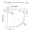 LADICA POL CASPER NOVI CRNI KAMEN 90X90X4,5 R55 3.2334,2