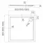 VANICKA STV CRNI KAMEN 80X80X5 ESPERA AQM260CST,2