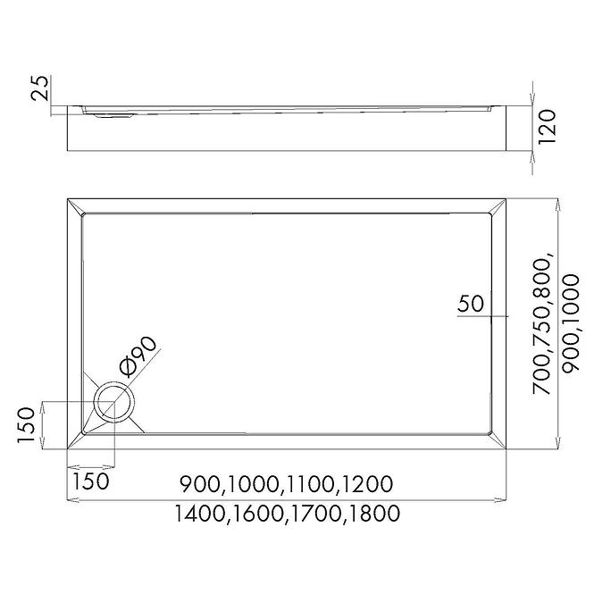 VANICKA STV 80X120X12 ESPERA PLUS AQM4638