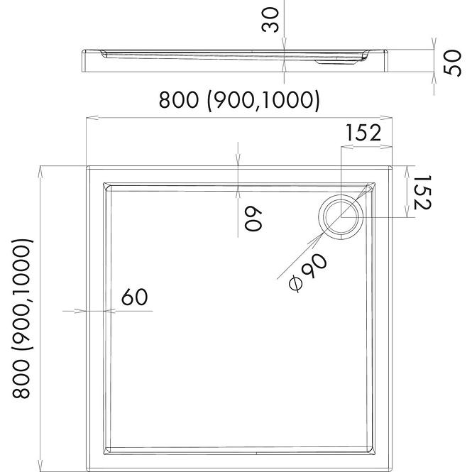 VANICK STV. 80X80X5 CORRINA 3.060