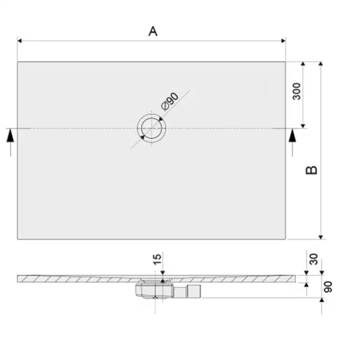TV LADICA B-M/OTVOREN P 80X180X1.5 BIEW,2