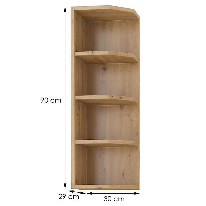 Sara kuhinjski element 30G-90 ZAK 30x29x90 natur (artisan hrast)
