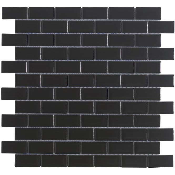 Mozaik pločica 09326 Metro Black Mat 30/30