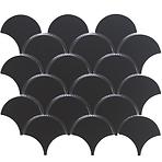 Mozaik pločica 09371 Facheroptik Black Mat 26/22