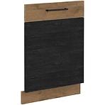 Vigo Dark kuhinjska fronta za perilicu 71,3x59,6 cm crna