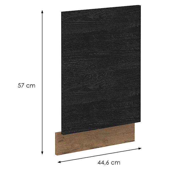 Vigo Dark kuhinjska fronta za perilicu 57x44,6 cm crna
