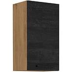 Vigo 40G-72 1F kuhinjski element 1 vrata 40x30,6x72 cm natur (artisan hrast)/tamno sivi
