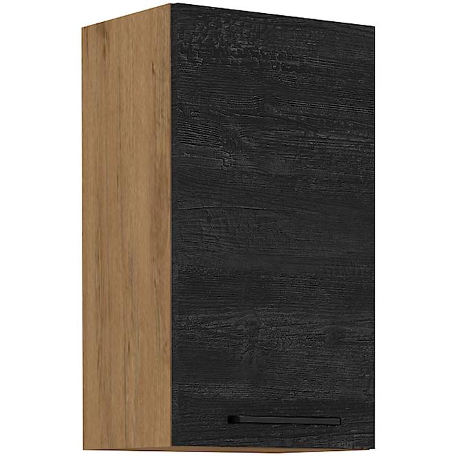 Vigo 40G-72 1F kuhinjski element 1 vrata 40x30,6x72 cm natur (artisan hrast)/tamno sivi