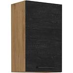 Vigo 45G-72 1F kuhinjski element 1 vrata 45x30,6x72 cm natur (artisan hrast)/tamno sivi