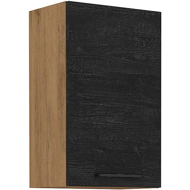 Vigo 45G-72 1F kuhinjski element 1 vrata 45x30,6x72 cm natur (artisan hrast)/tamno sivi