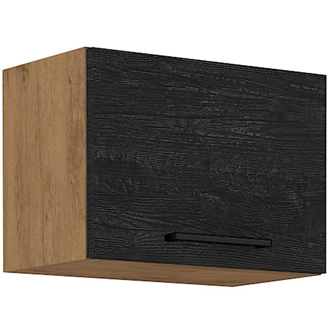 Vigo 50GU-36 1F kuhinjski element 1 vrata 50x30,6x36 cm natur (artisan hrast)/tamno sivi