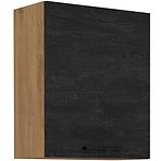 Vigo 60G-72 1F kuhinjski element 1 vrata 60x30,6x72 cm natur (artisan hrast)/tamno sivi