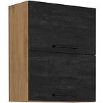 Vigo 60 GU-72 2F kuhinjski element 2 vrata 60x30,6x72 cm natur (artisan hrast)/tamno sivi