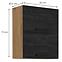 Vigo 60 GU-72 2F kuhinjski element 2 vrata 60x30,6x72 cm natur (artisan hrast)/tamno sivi,2