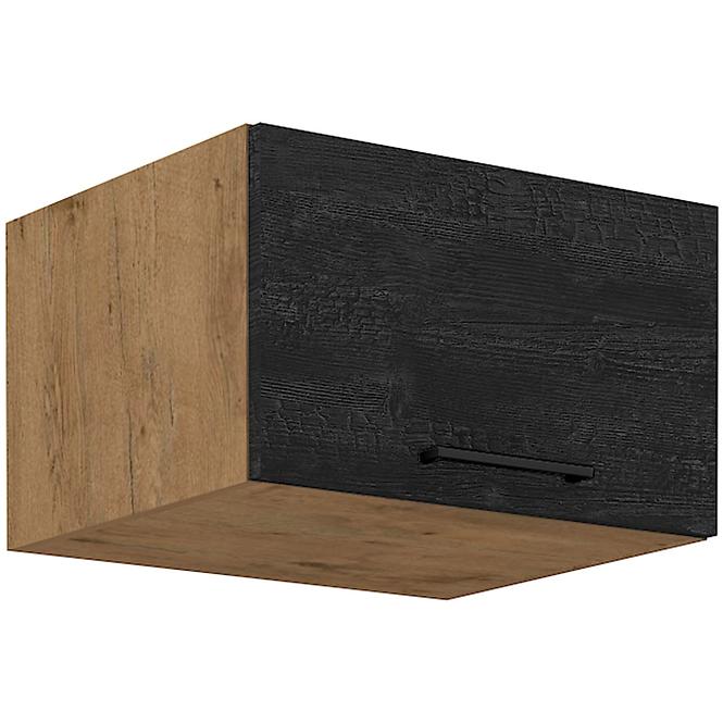 Vigo 60 NAGU-36 1F kuhinjski element 1 vrata 60x55,6x36 cm natur (artisan hrast)/tamno sivi