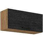 Vigo 80 GU-36 1F kuhinjski element 1 vrata 80x30,6x36 cm natur (artisan hrast)/tamno sivi