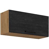 Vigo 80 GU-36 1F kuhinjski element 1 vrata 80x30,6x36 cm natur (artisan hrast)/tamno sivi