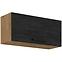 Vigo 80 GU-36 1F kuhinjski element 1 vrata 80x30,6x36 cm natur (artisan hrast)/tamno sivi