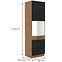 Vigo 60DPS-210 3S 1F kuhinjski element 1 vrata+3 ladice 60x55,6x210 cm hrast/tamno sivi,2
