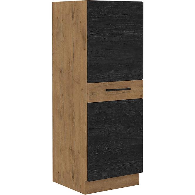 Vigo 50 DK-145 1F kuhinjski element 2 vrata 50x55,6x145 cm hrast/tamno sivi