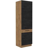 Vigo 60LO-210 2F kuhinjsiki element 2 vrata 60x55,6x210 cm hrast/tamno sivi