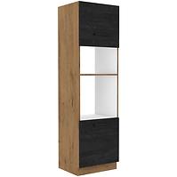 Vigo 60DPM-210 2F kuhinjski element 2 vrata 60x55,6x210 cm hrast/tamno sivi