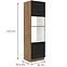 Vigo 60DPM-210 2F kuhinjski element 2 vrata 60x55,6x210 cm hrast/tamno sivi,2