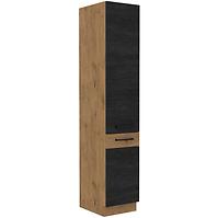 Vigo 40DK-210 2F kuhinjski element 2 vrata 40x55,6x210 cm hrast/tamno sivi
