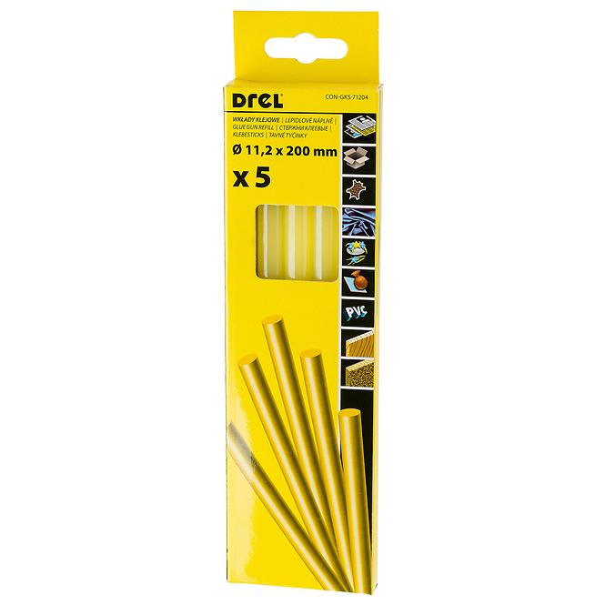 PATRONE ZA LIJEP. ŽUTA BOJA 11.2MM X 200MM (5KOM)