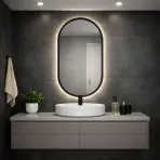 Ogledalo LED 74 ovalno CZ 40x72