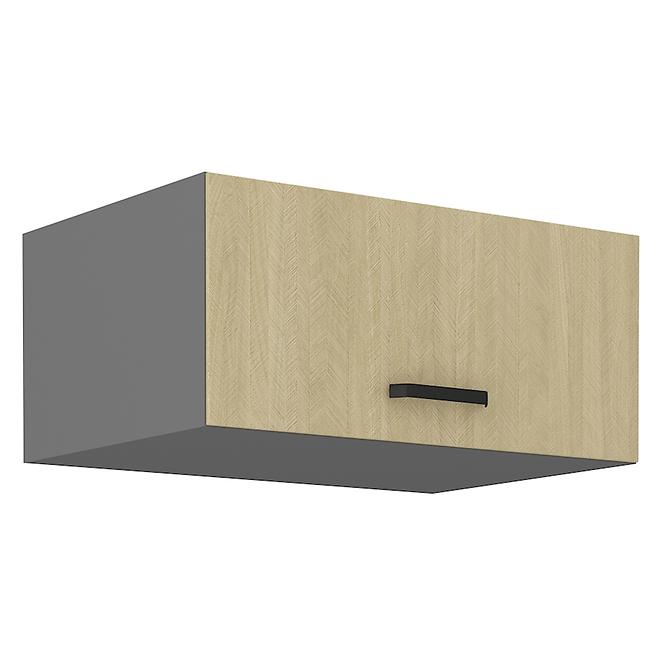 Scandi 80 nagu-36 1f kuhinjski element 1 vrata 80x55x36 cm natur/tamno sivi