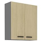 Scandi 80g-90 2f kuhinjski element 2 vrata 80x29x90 cm natur/tamno sivi