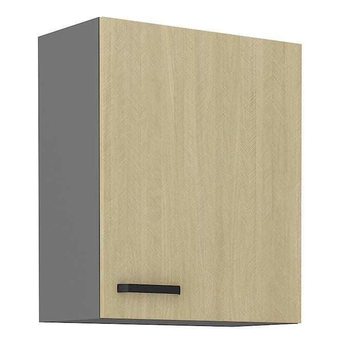 Scandi 60g-72 1f kuhinjski element 1 vrata 60x29x71,5 cm natur/tamno sivi