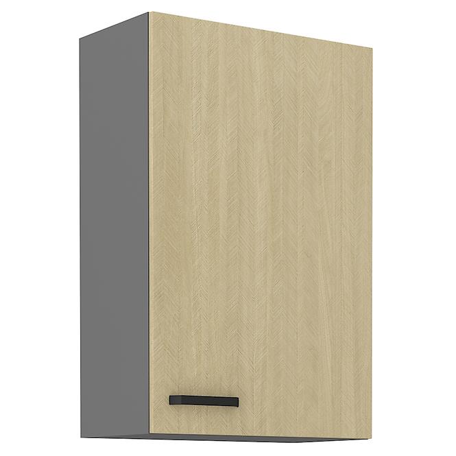 Scandi 60g-90 1f kuhinjski element 1 vrata 60x29x90 cm natur/tamno sivi