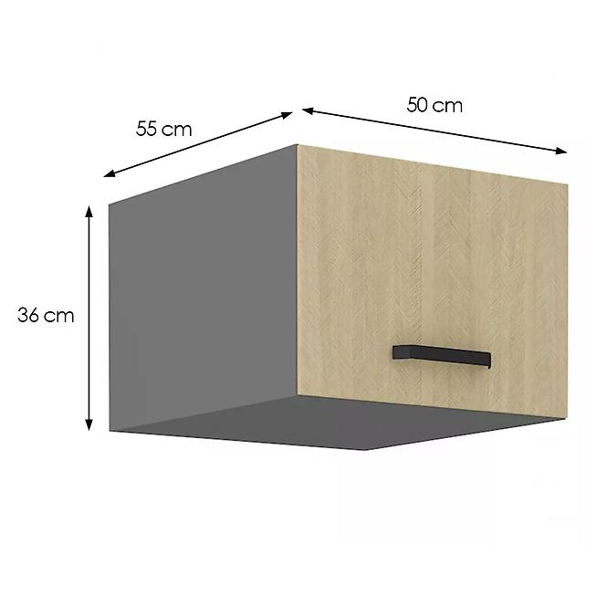 Scandi 50 nagu-36 1f kuhinjski element 1 vrata 50x55x36 cmnatur/tamno sivi