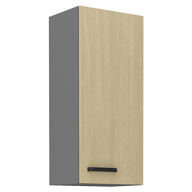 Scandi 40g-90 1f kuhinjski element 1 vrata 40x29x90 cm natur/tamno sivi