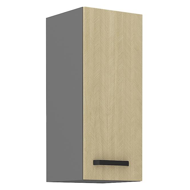 Scandi 30g-72 1f kuhinjski element 1 vrata 30x29x71,5 cm natur/tamno sivi