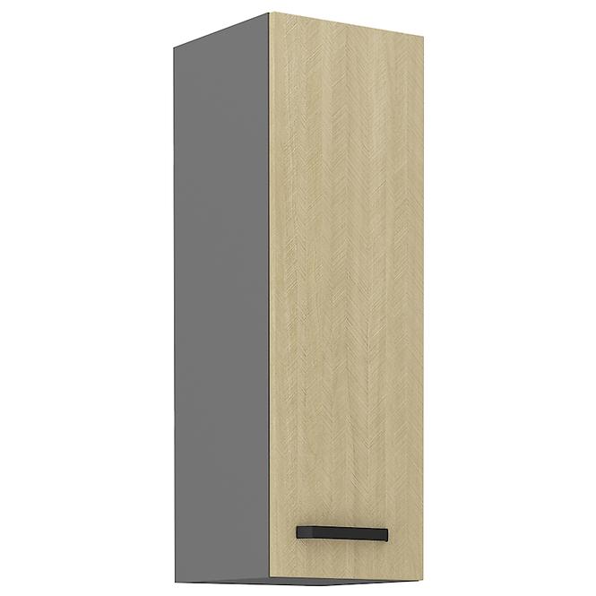 Scandi 30g-90 1f kuhinjski element 1 vrata 30x29x90 cm natur/tamno sivi